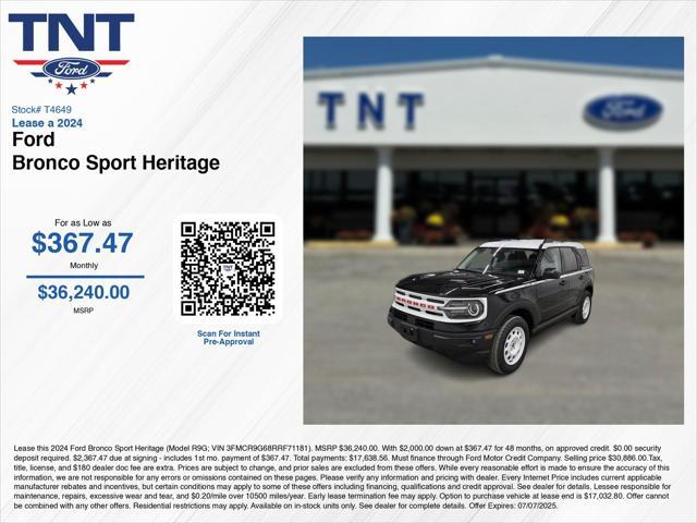 new 2024 Ford Bronco Sport car