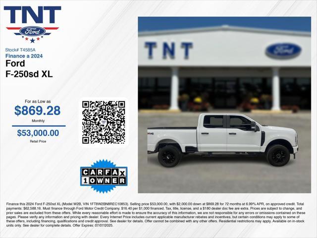 used 2024 Ford F-250 car, priced at $53,000