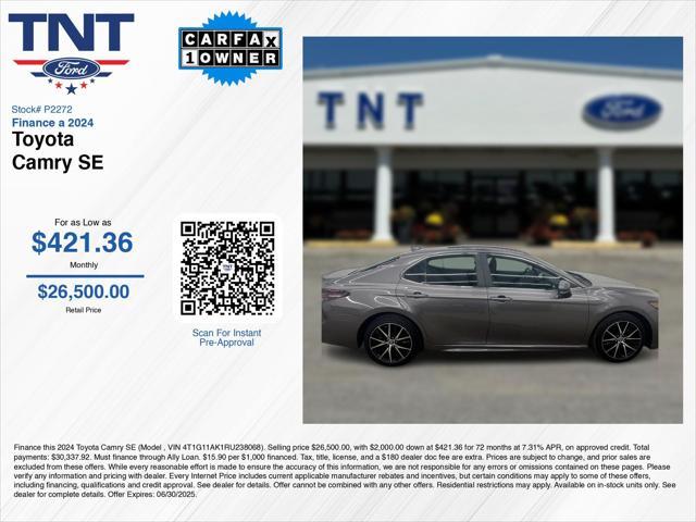 used 2024 Toyota Camry car, priced at $26,250