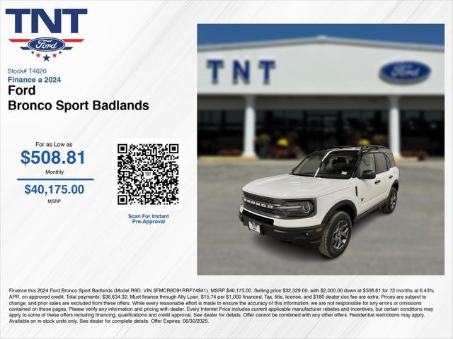 new 2024 Ford Bronco Sport car