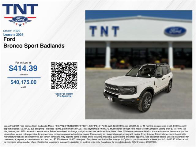 new 2024 Ford Bronco Sport car
