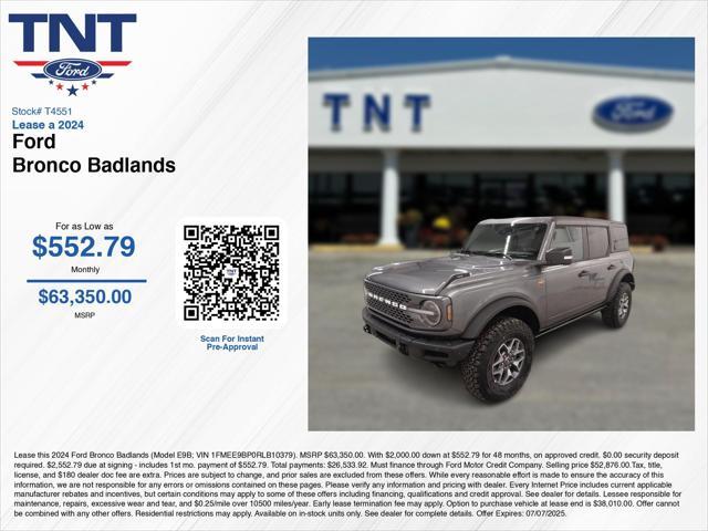 new 2024 Ford Bronco car