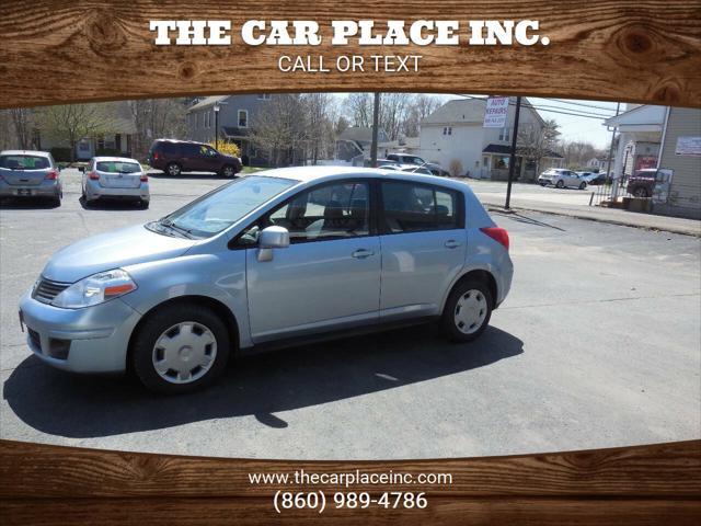 used 2009 Nissan Versa car, priced at $4,950