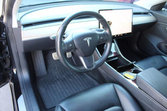 used 2018 Tesla Model 3 car, priced at $23,999