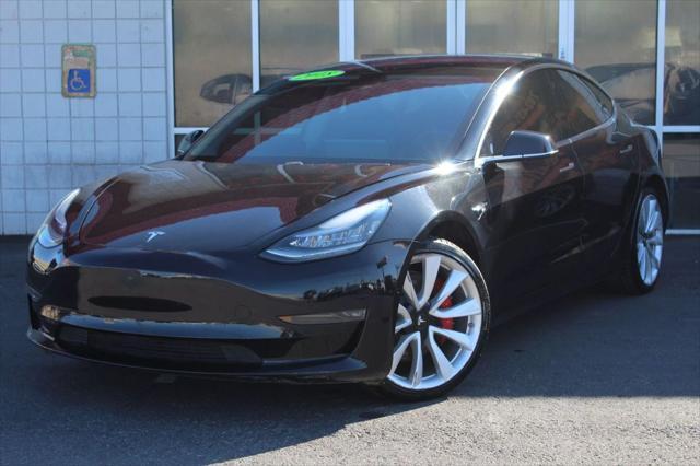 used 2018 Tesla Model 3 car, priced at $23,999