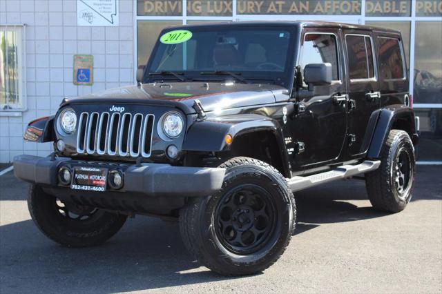 used 2017 Jeep Wrangler Unlimited car, priced at $23,499