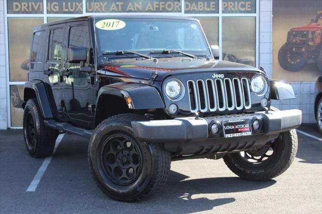 used 2017 Jeep Wrangler Unlimited car, priced at $23,499
