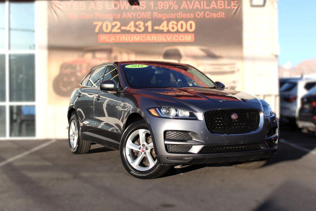 used 2018 Jaguar F-PACE car, priced at $13,900
