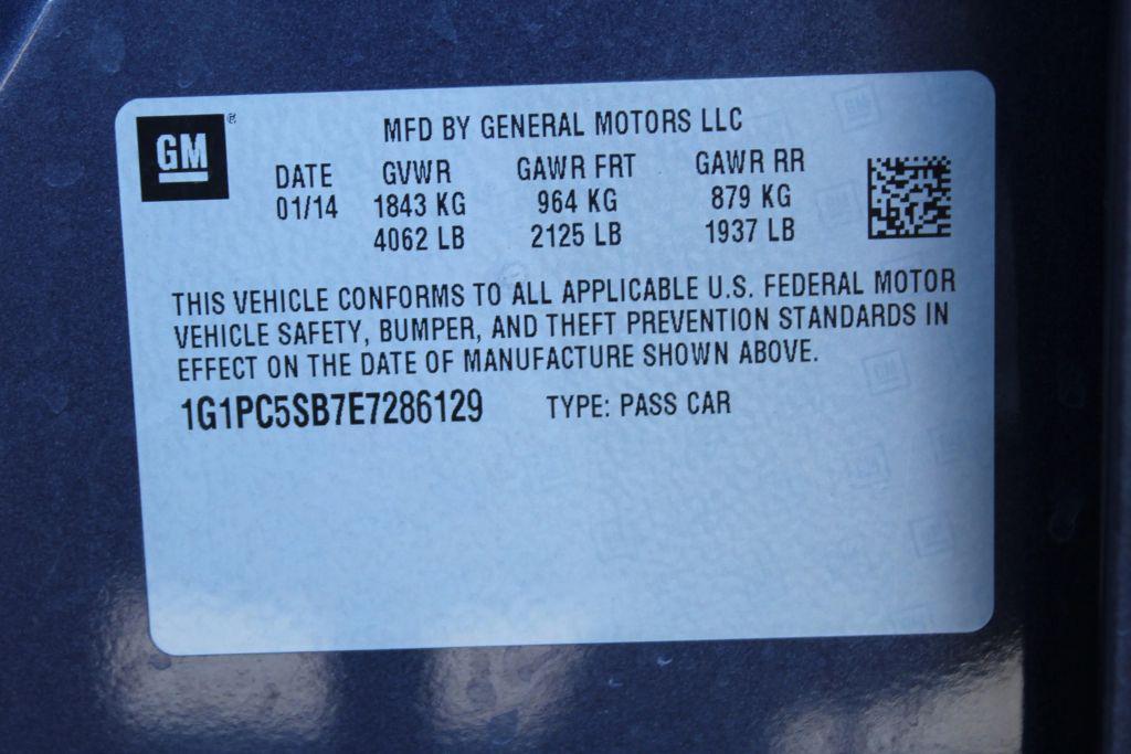 used 2014 Chevrolet Cruze car, priced at $6,995