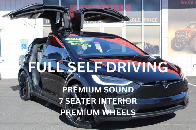 used 2019 Tesla Model X car, priced at $35,999