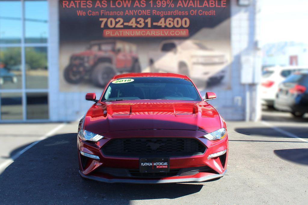 used 2018 Ford Mustang car, priced at $15,900