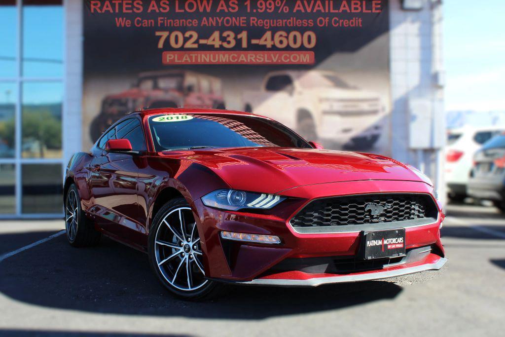 used 2018 Ford Mustang car, priced at $15,900