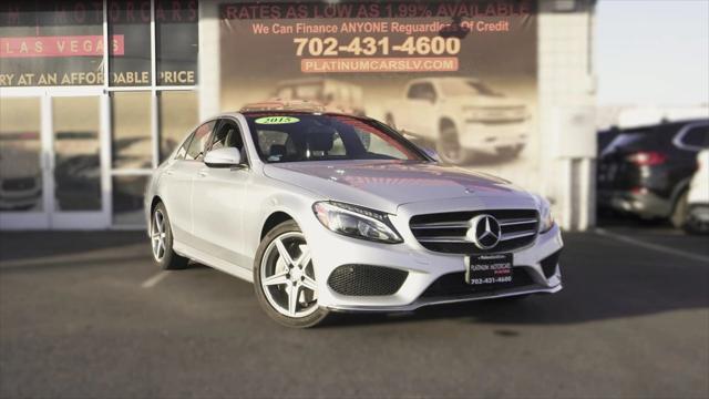 used 2015 Mercedes-Benz C-Class car, priced at $12,999