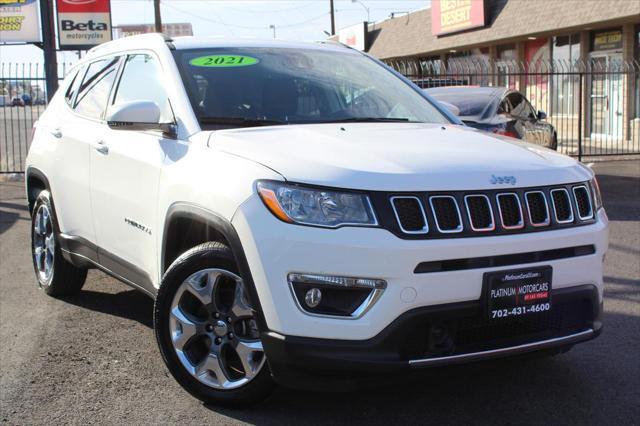 used 2021 Jeep Compass car, priced at $18,249