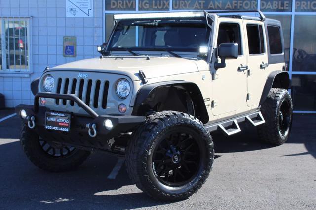 used 2018 Jeep Wrangler JK Unlimited car, priced at $22,499