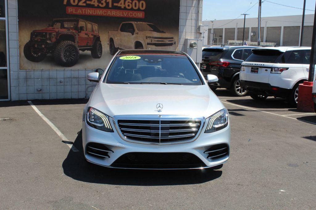 used 2018 Mercedes-Benz S-Class car, priced at $35,900