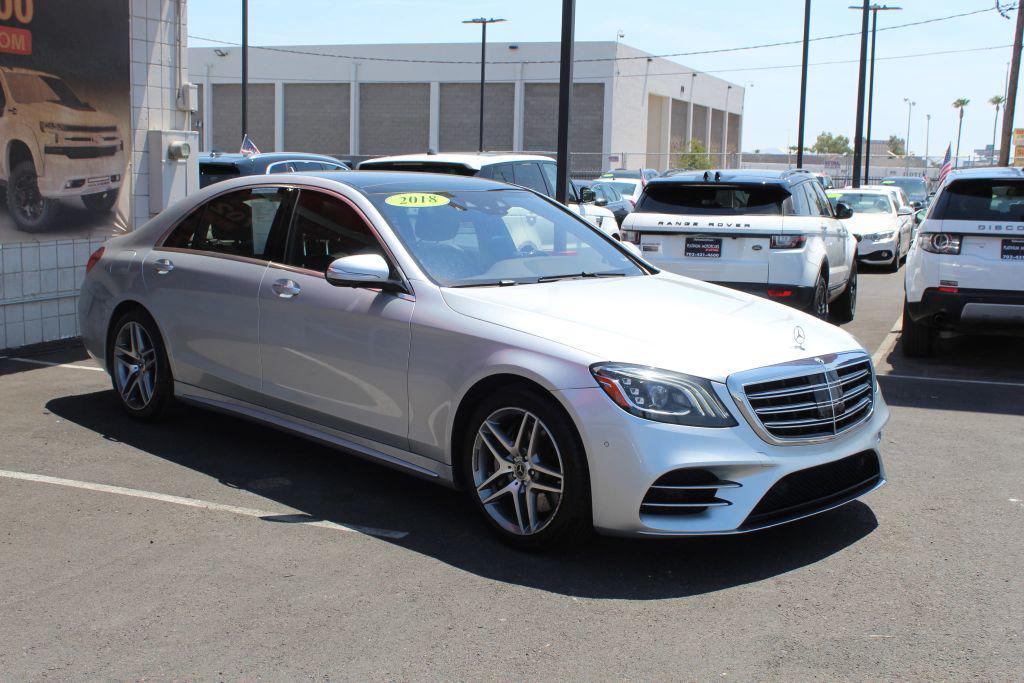 used 2018 Mercedes-Benz S-Class car, priced at $35,900