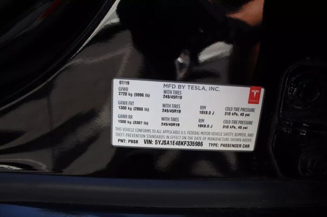 used 2019 Tesla Model S car, priced at $33,499