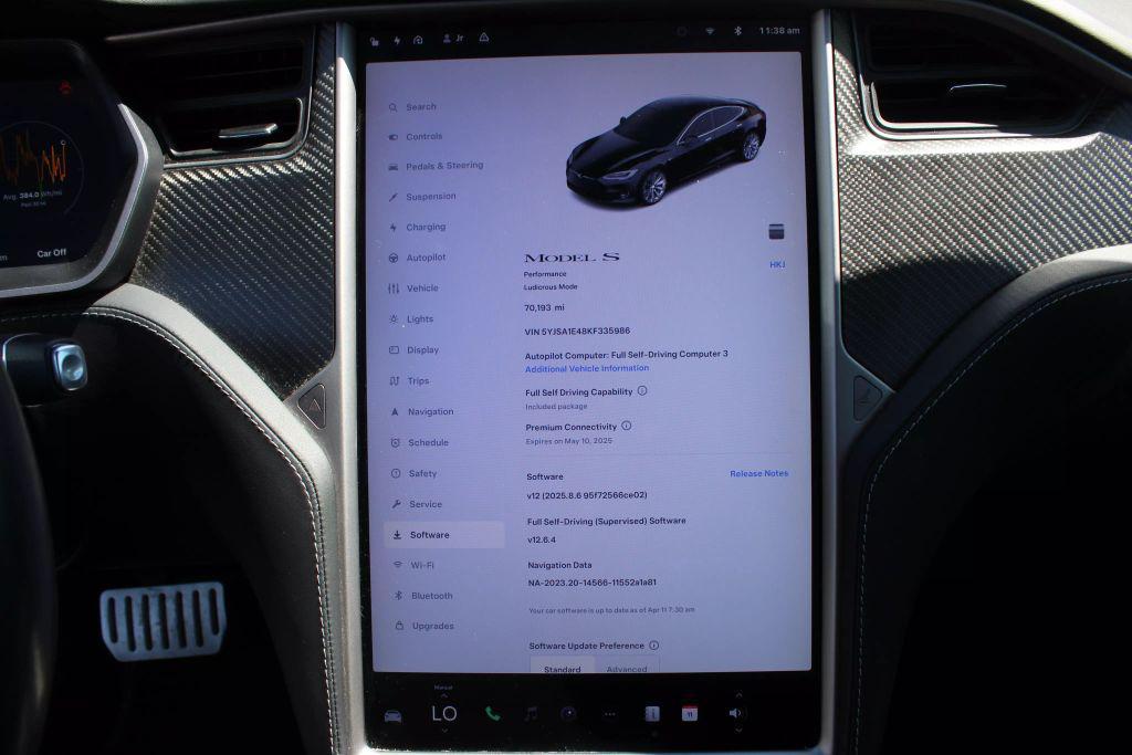 used 2019 Tesla Model S car, priced at $33,499