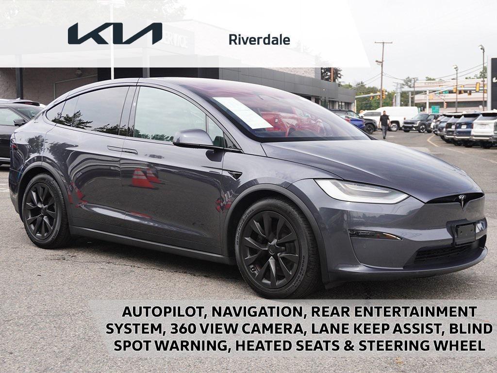 used 2022 Tesla Model X car, priced at $45,490