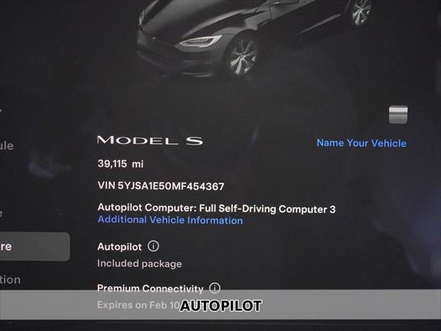 used 2021 Tesla Model S car, priced at $38,690