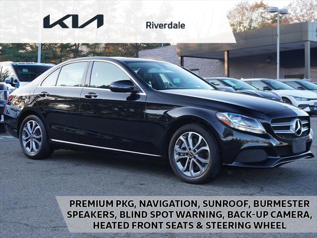 used 2018 Mercedes-Benz C-Class car, priced at $19,900