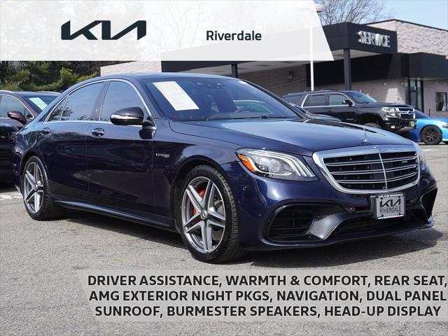 used 2019 Mercedes-Benz AMG S 63 car, priced at $77,390