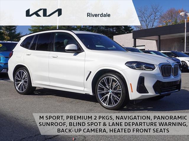 used 2022 BMW X3 car, priced at $36,495