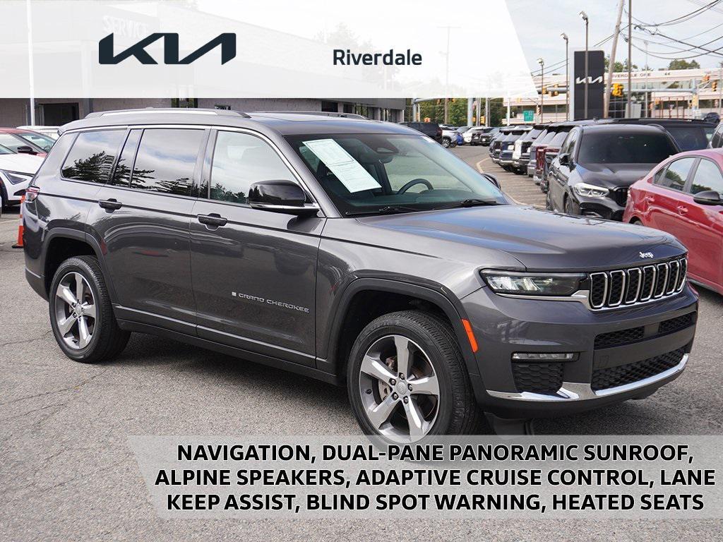 used 2021 Jeep Grand Cherokee L car, priced at $27,690