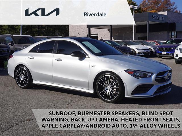 used 2021 Mercedes-Benz AMG CLA 35 car, priced at $34,999