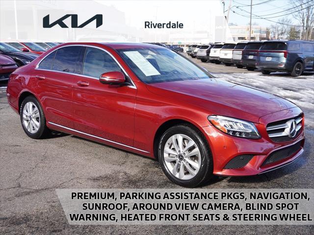 used 2019 Mercedes-Benz C-Class car, priced at $19,690