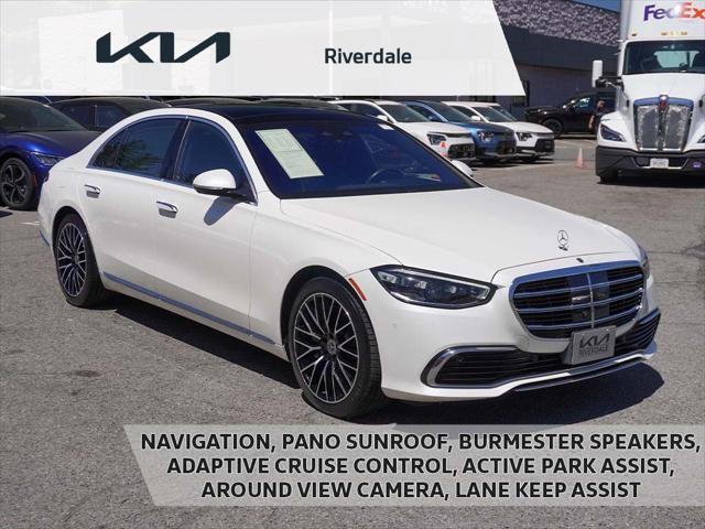 used 2022 Mercedes-Benz S-Class car, priced at $74,990
