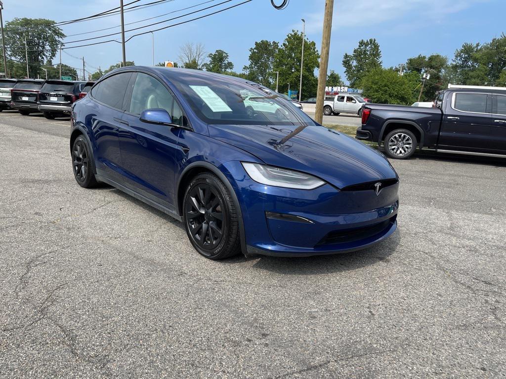 used 2022 Tesla Model X car, priced at $40,890