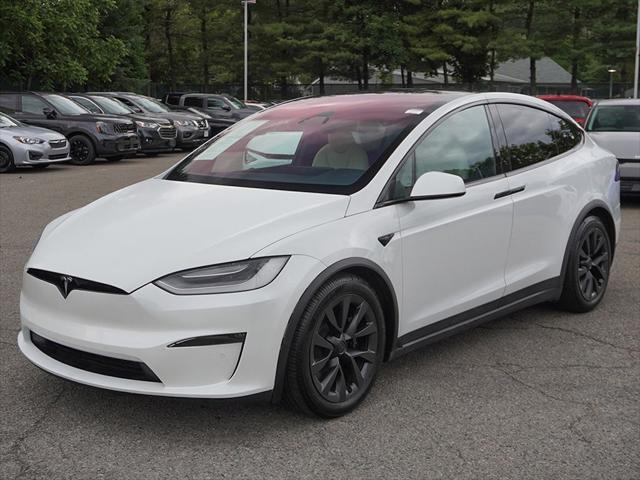 used 2021 Tesla Model X car, priced at $42,690