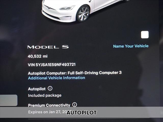 used 2022 Tesla Model S car, priced at $42,390