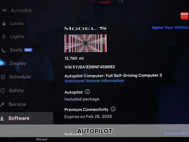 used 2022 Tesla Model S car, priced at $54,790