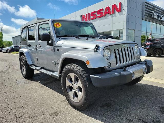 used 2018 Jeep Wrangler JK Unlimited car, priced at $21,989