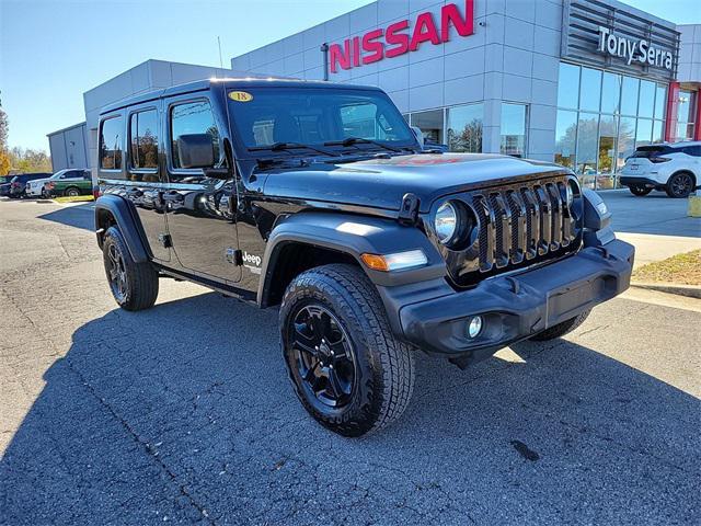 used 2018 Jeep Wrangler Unlimited car, priced at $21,699