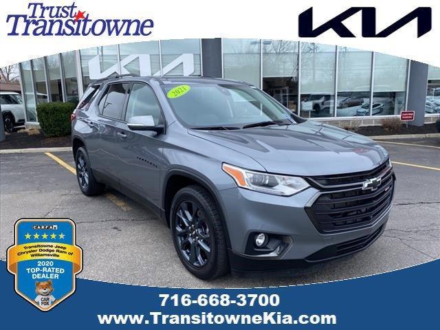 used 2021 Chevrolet Traverse car, priced at $29,979