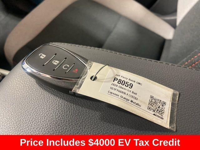 used 2020 Chevrolet Bolt EV car, priced at $12,612