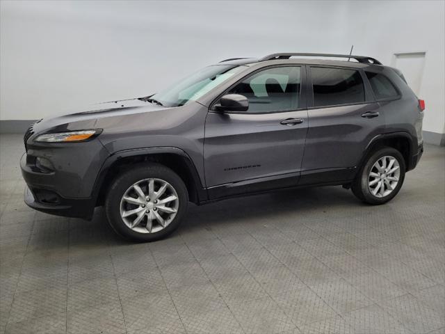 used 2018 Jeep Cherokee car, priced at $15,295