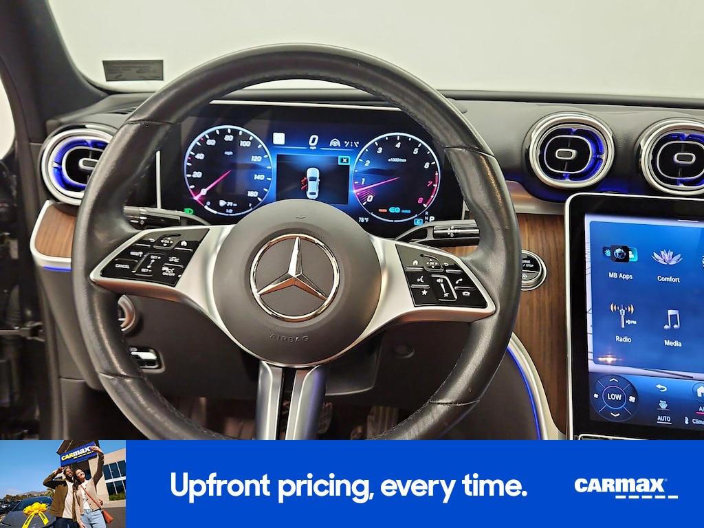 used 2022 Mercedes-Benz C-Class car, priced at $34,998