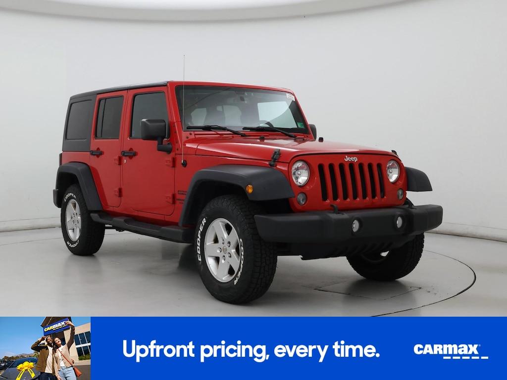 used 2016 Jeep Wrangler car, priced at $19,998