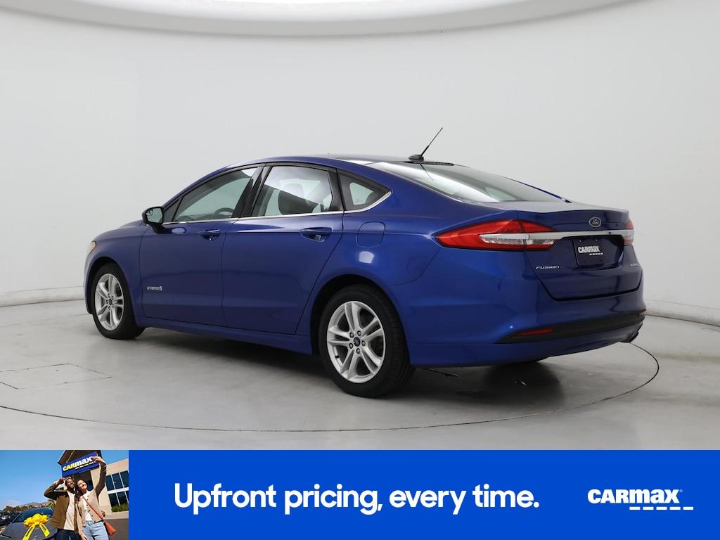 used 2018 Ford Fusion Hybrid car, priced at $16,998