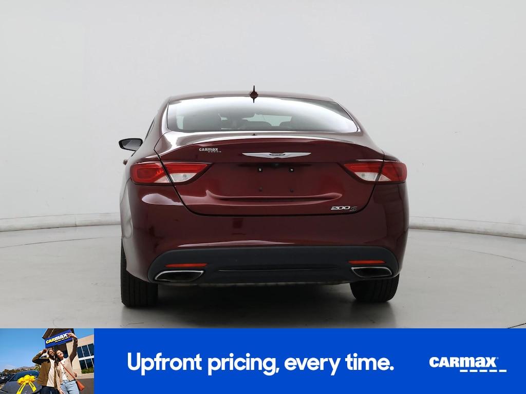 used 2016 Chrysler 200 car, priced at $14,998