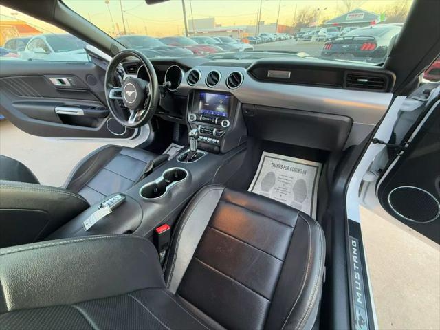 used 2021 Ford Mustang car, priced at $18,999