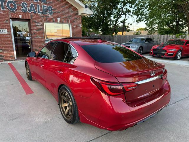 used 2022 INFINITI Q50 car, priced at $19,999