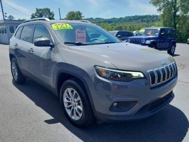 used 2021 Jeep Cherokee car, priced at $22,603