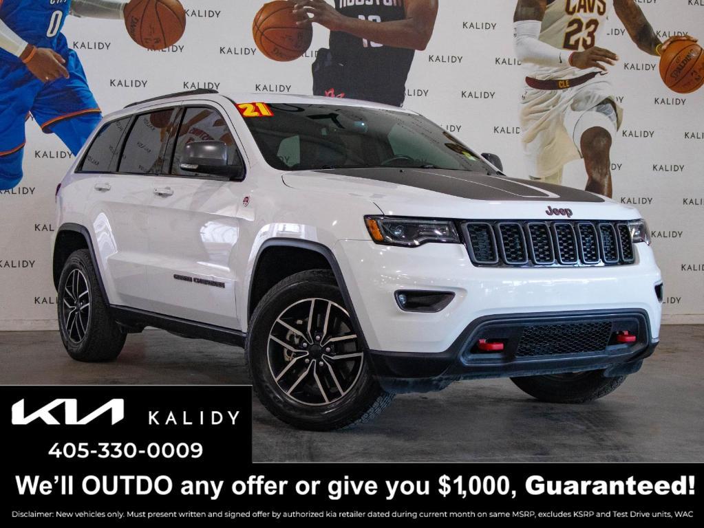 used 2021 Jeep Grand Cherokee car, priced at $31,500