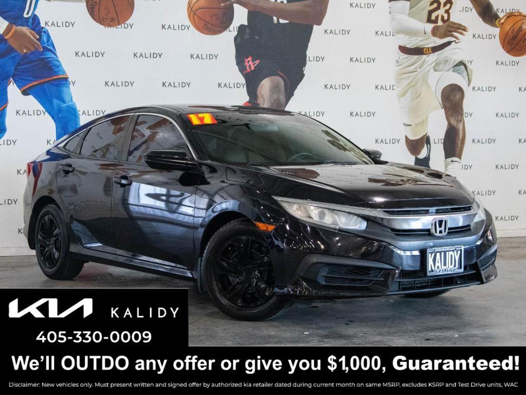 used 2017 Honda Civic car, priced at $14,750